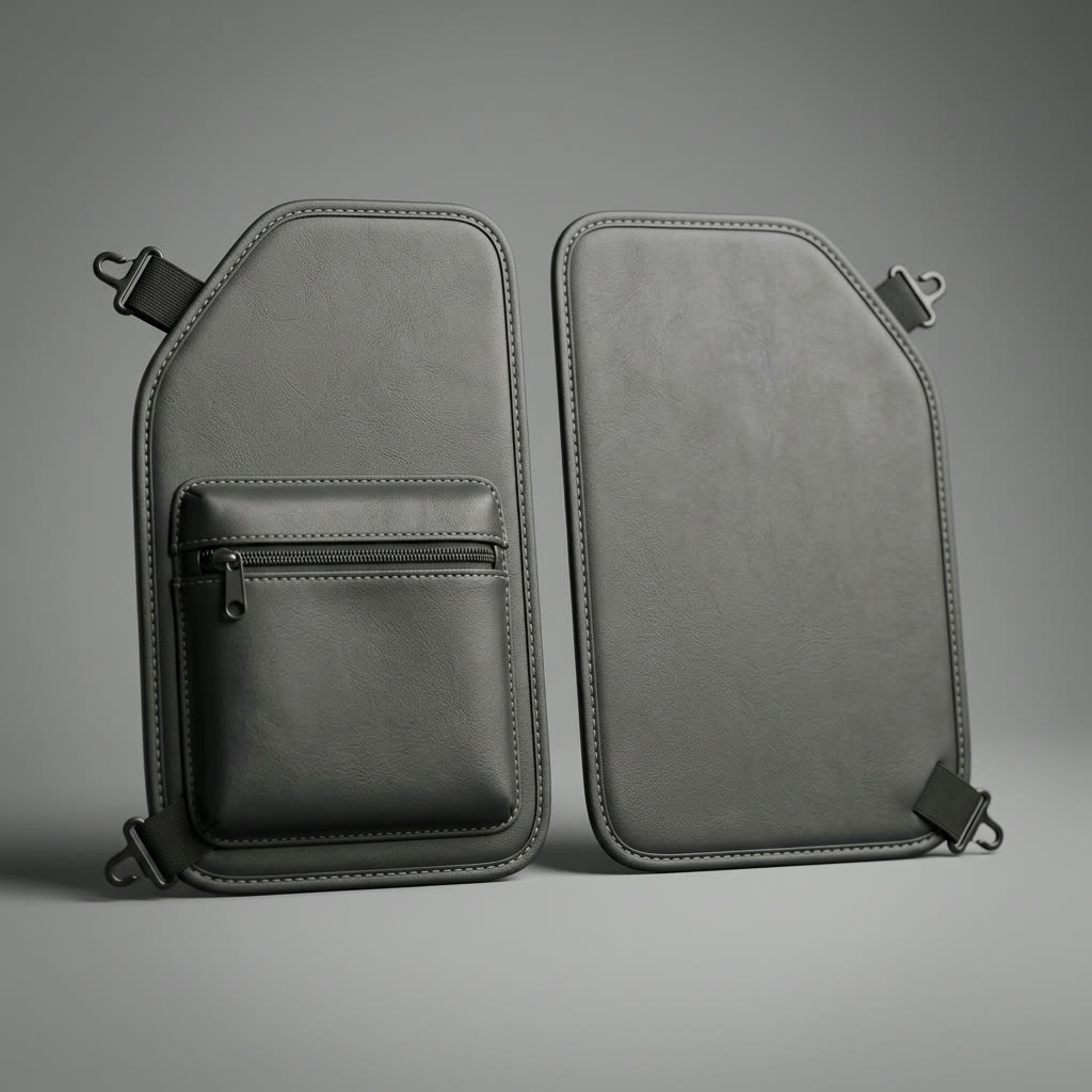 BASENOR Seat Back Kick Protector (Set of 2) — Tesla Model 3 accessory shown on the EV Gear Lab product page