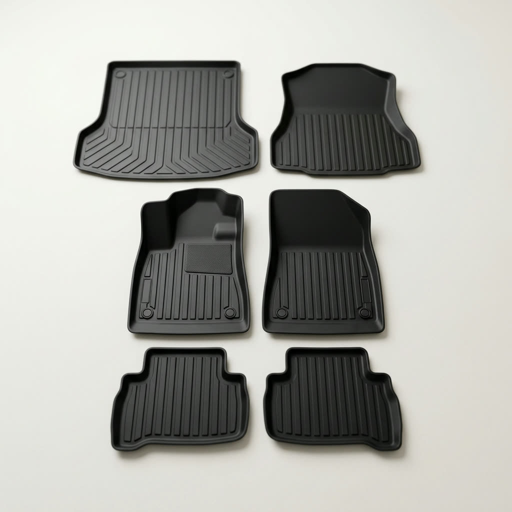 YITAMOTOR Floor Mats for Tesla Model 3 Highland, 6PCS